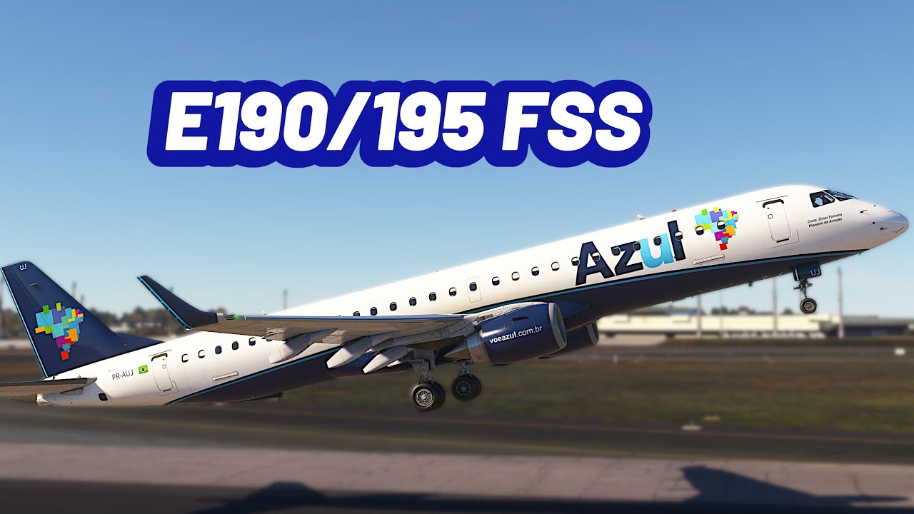 EMBRAER 190/195 da FLIGHTSIM STUDIO no FLIGHT SIMULATOR 2020 🔥