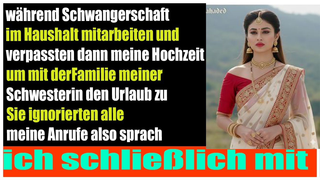 Schwanger ausgenutzt bei Hochzeit allein  meine Antwort