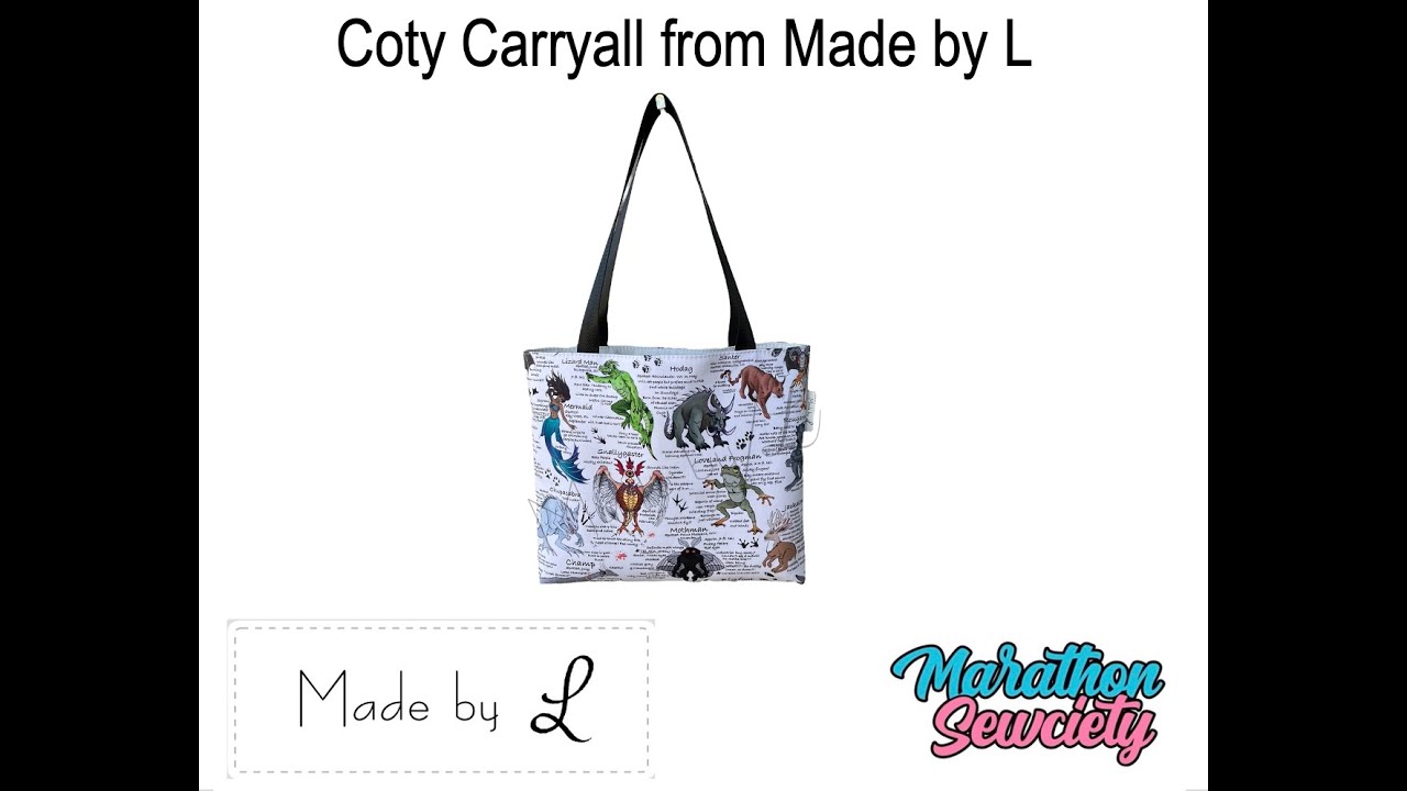 Coty Carryall from Made by L tutorial ~ Marathon Sewciety Halloween