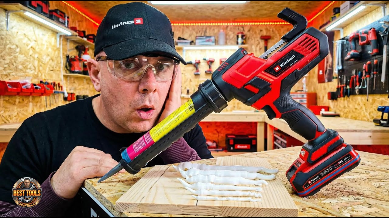 EINHELL TE-SG 18/10 Li-Solo AKU PIŠTOLJ ZA SILIKON RECENZIJA TEST