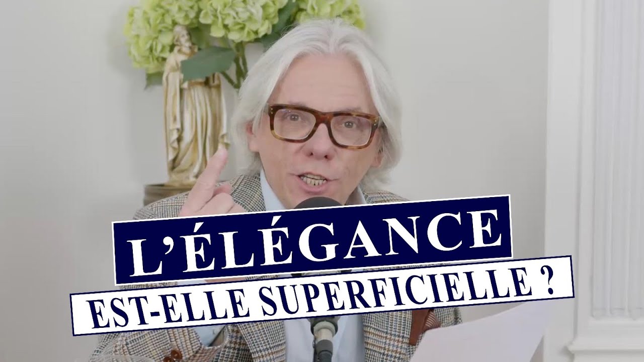 L'élégance est-elle superficielle ?