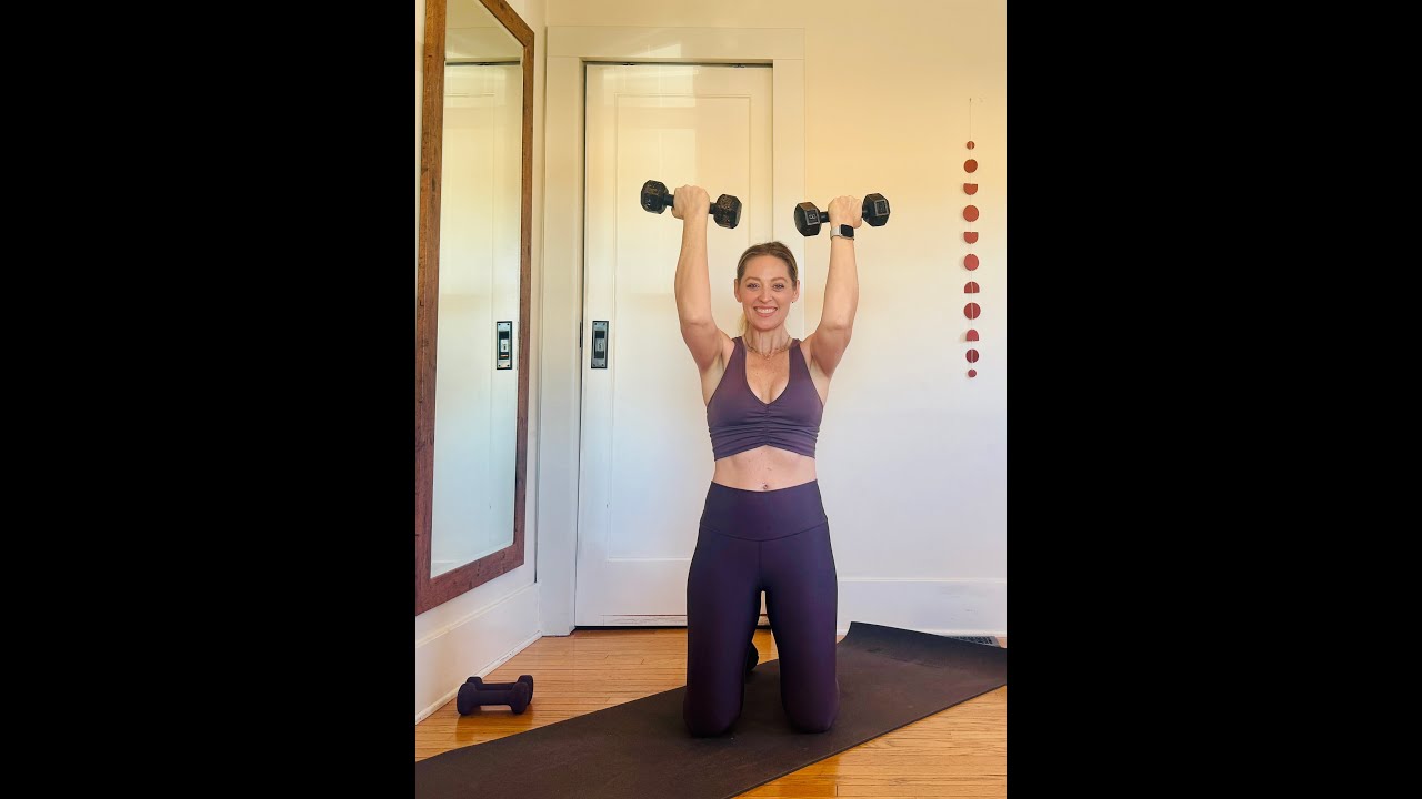 Upper Body Strength Workout with Dumbbells | 20 Minutes