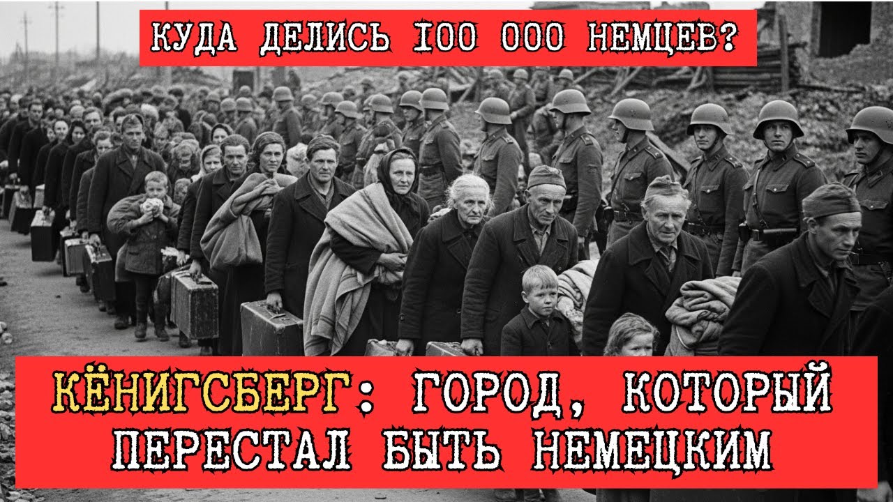 КЁНИГСБЕРГ: ГОРОД, КОТОРЫЙ ПЕРЕСТАЛ БЫТЬ НЕМЕЦКИМ. Куда исчезли 100 000 немцев из Калининграда?