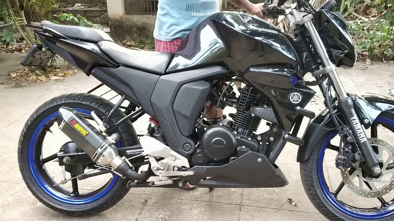Yamaha Fz v2 akrapovic exhaust system 🔊