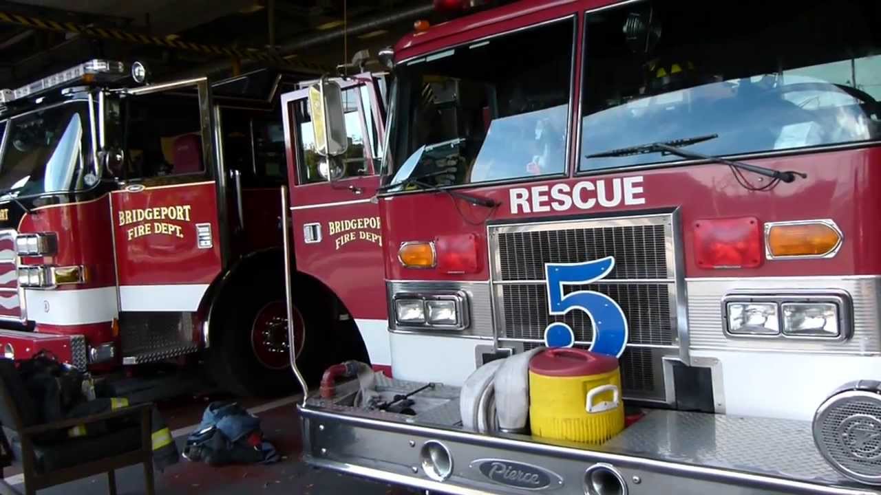 Bridgeport Fire Department responds with a trio of Q's from Headquarters
