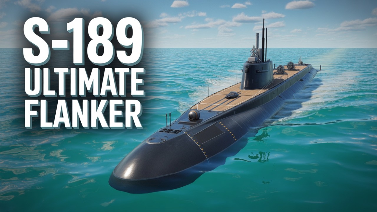 Почему S-189 — самая скрытная подлодка в World of Warships!