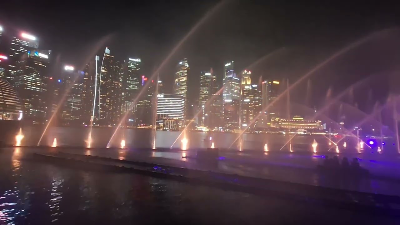 Marina Bay Sands at night (Singapore)