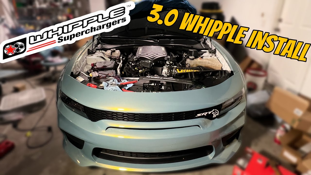 Установка Whipple 3.0 на мой HELLCAT REDEYE! (ПОЛНАЯ УСТАНОВКА)