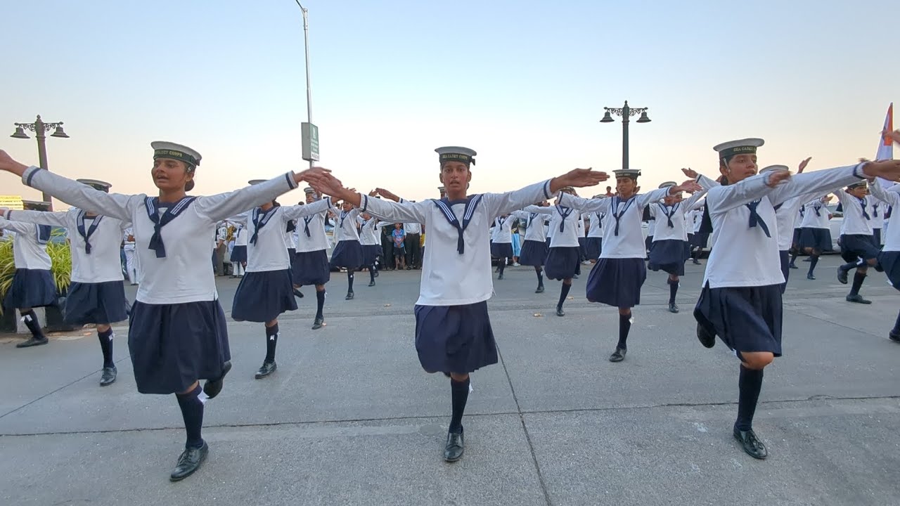 The Hornpipe Dance By Sea Cadets | Indian Navy Day 2025 | Gateway of India