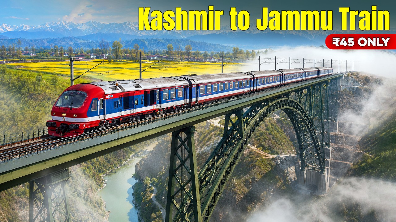 Srinagar to Katra by Train | Kashmir Valley Rail Journey | Himbus