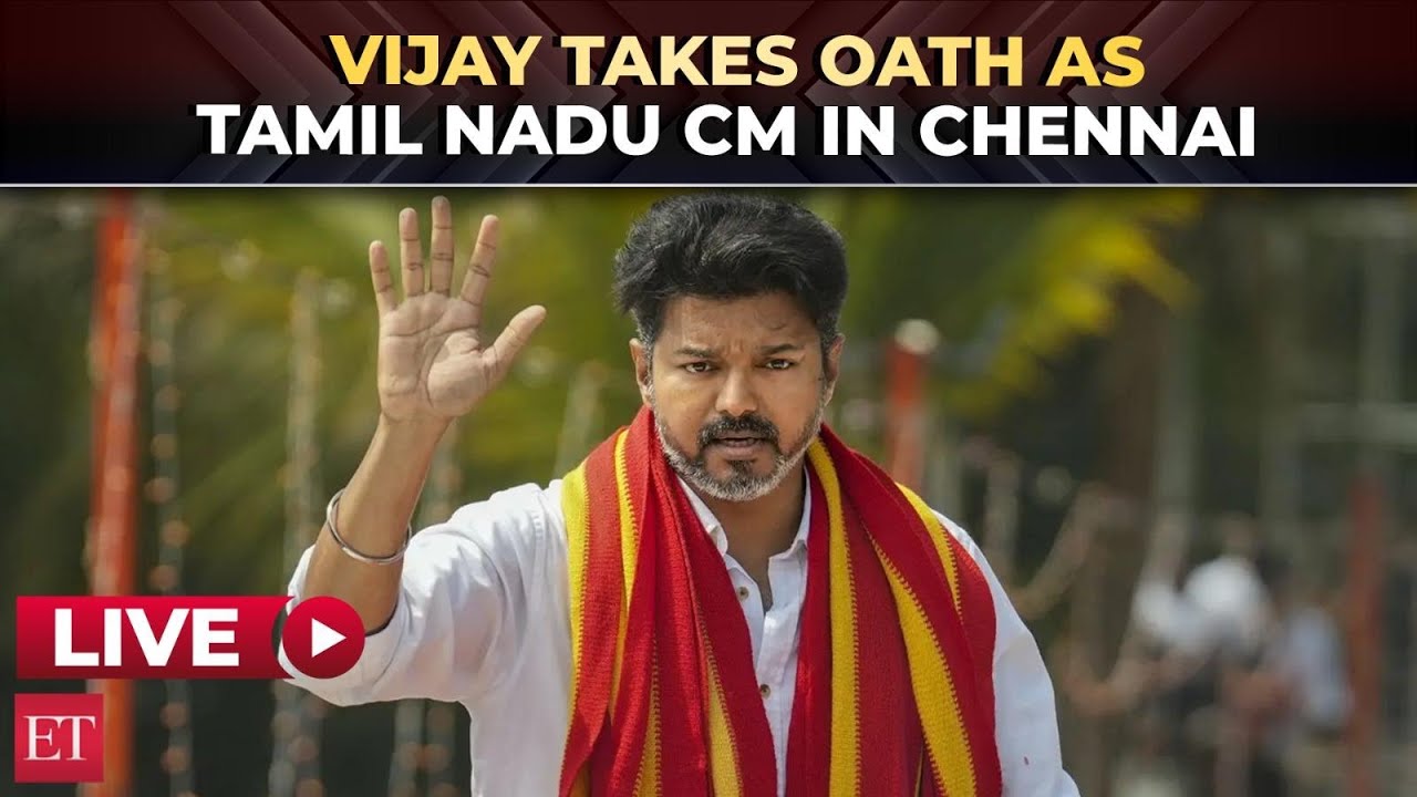 TVK Chief Vijay &lsquo;Thalapathy' swears-in as Tamil Nadu Chief Minister
