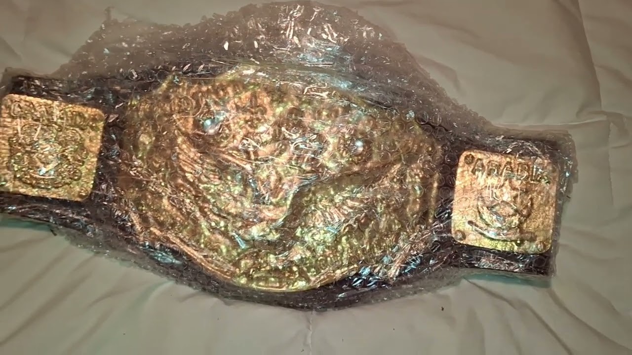 NWA Cast Mulka tag championship belt made by ELT BELTS Mateen Ahmed.
