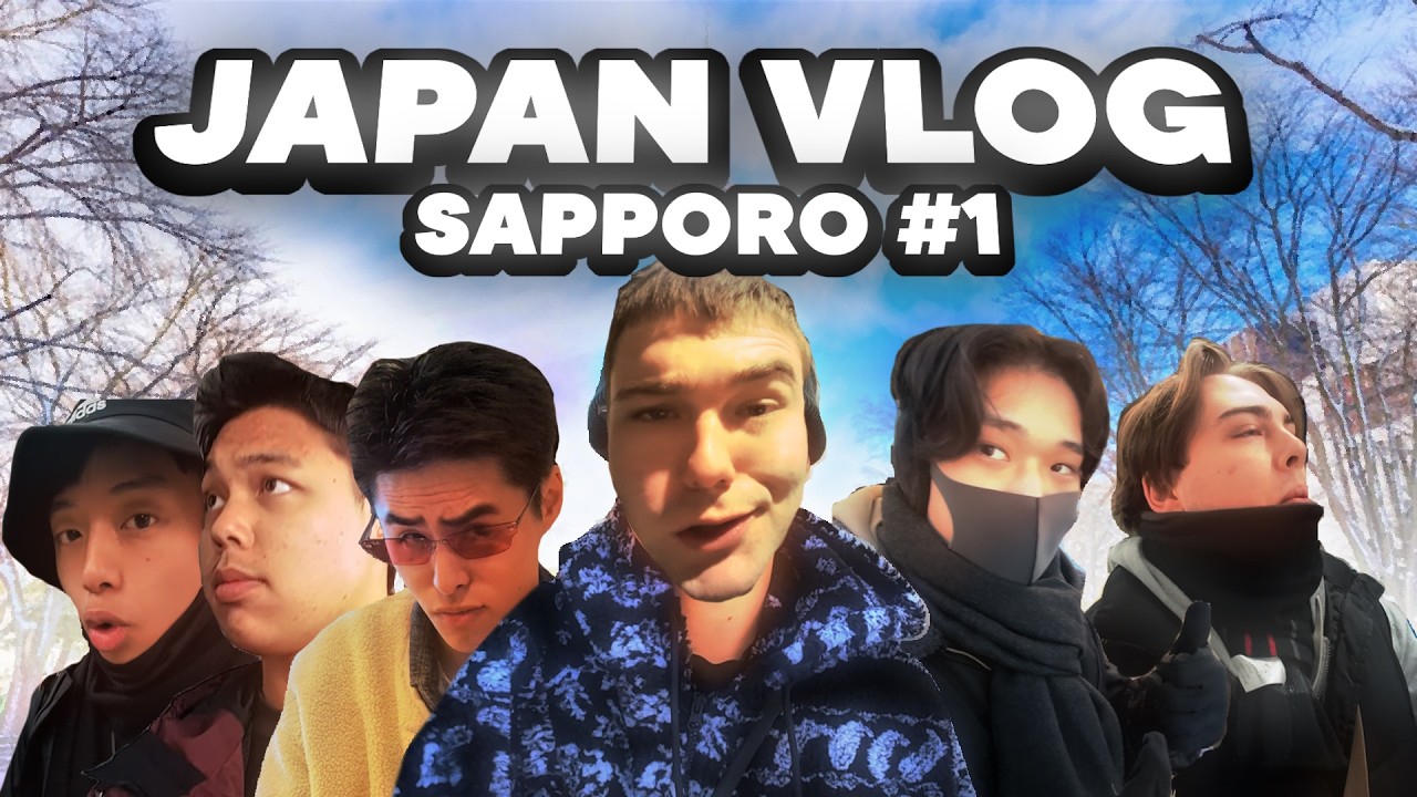 The Japan trip made it out the group chat... | Japan Vlog Episode 1: Sapporo (Part 1)