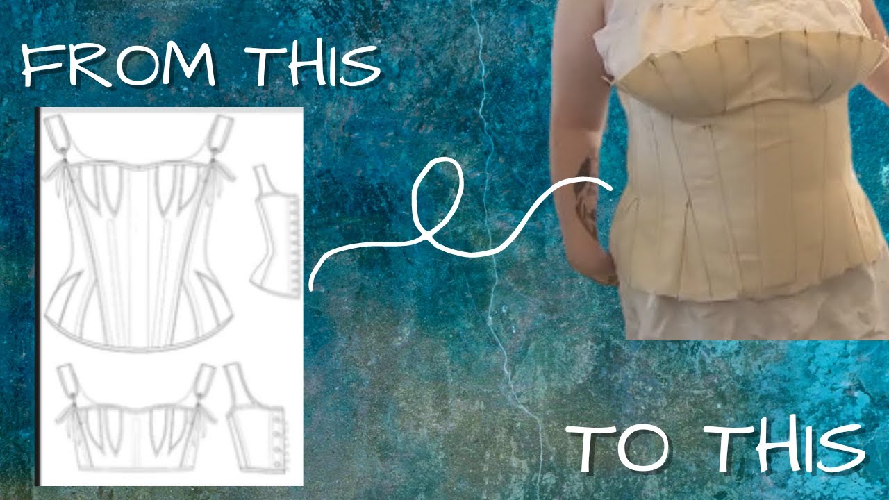 Making the Redthreaded Long Stays! || Regency Corset