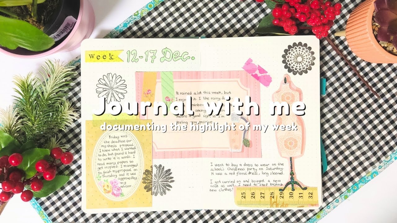 JOURNAL VLOG 📔 Journal with me asmr: the highlight of my week