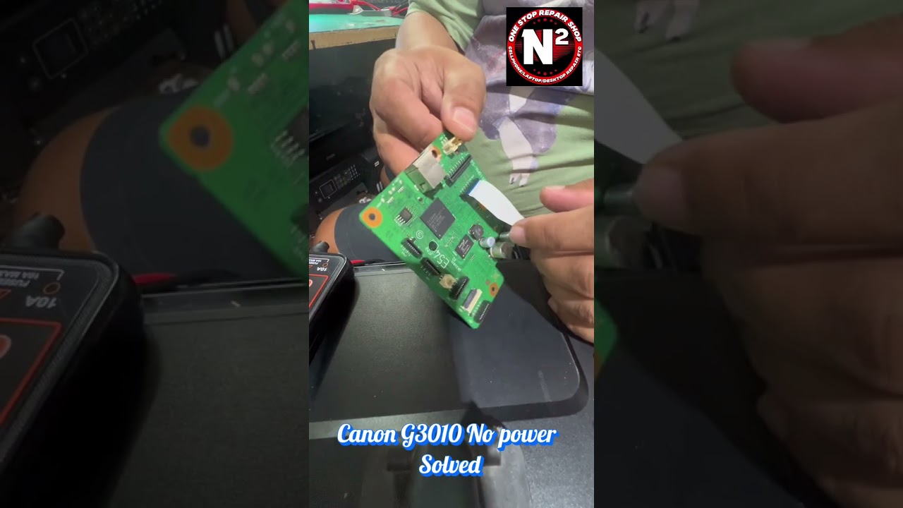 Canon G3010 no power solved