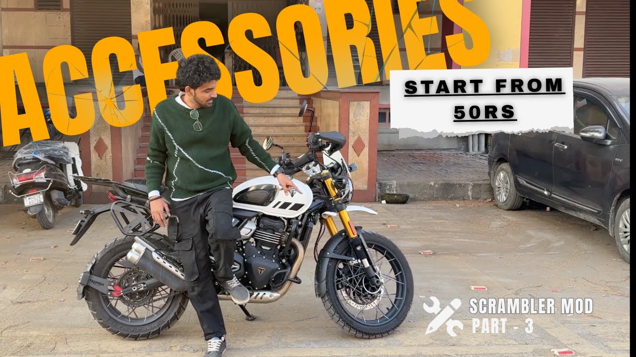 Best Budget Accessories for Triumph Scrambler 400XC – Complete Mod List | Yolo Traveller
