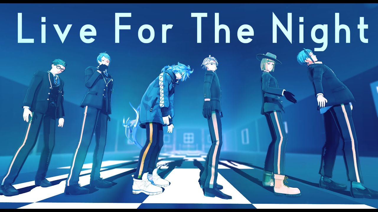 【MMDツイステ】Live For The Night+α【サ部ボドゲ部リーチ】