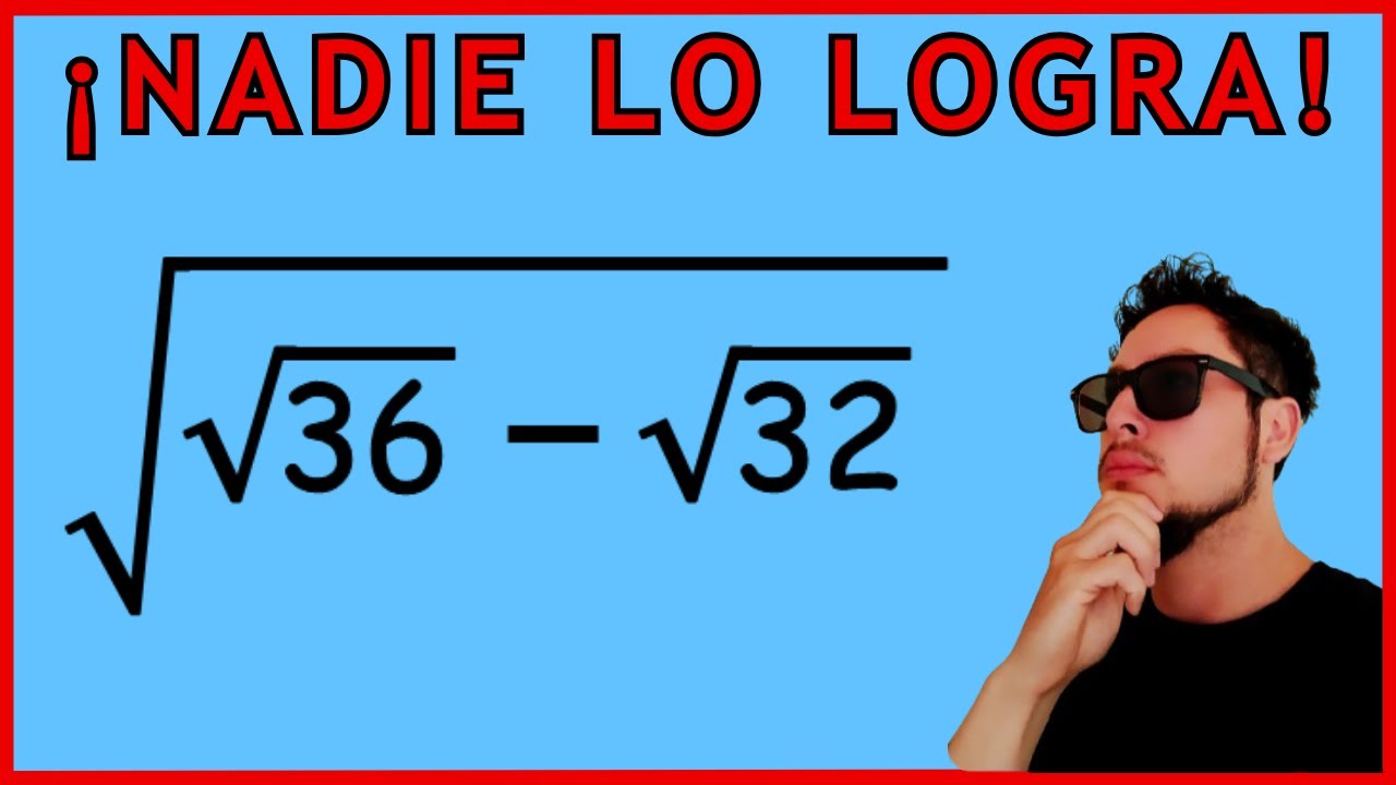 ¿PUEDES Resolver Esta RAÍZ Sin usar CALCULADORA!