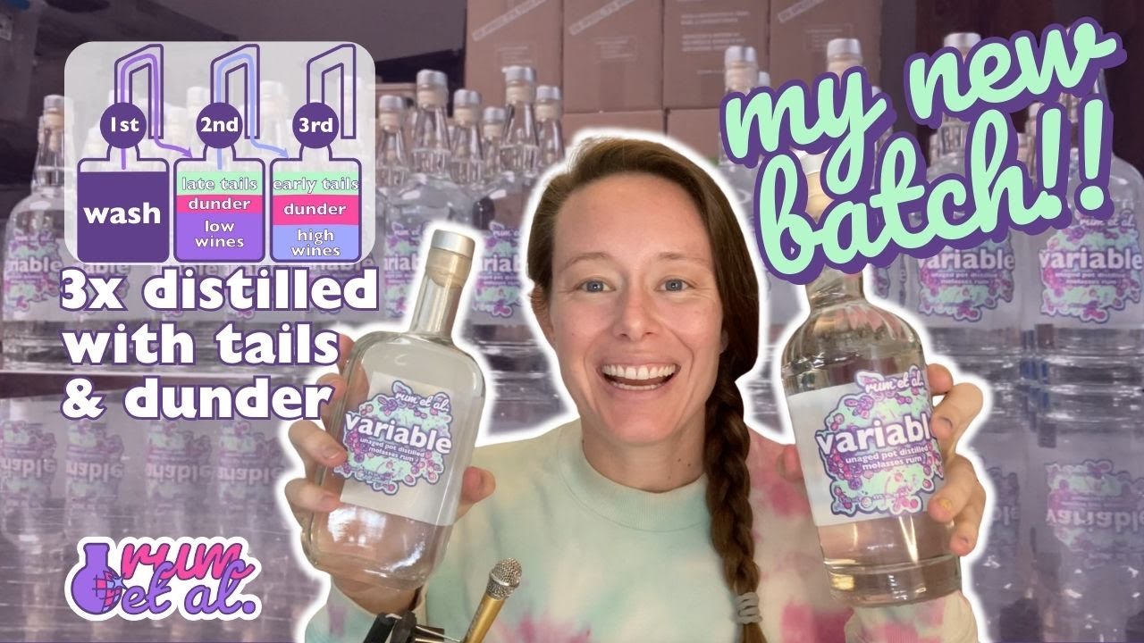 My new rum batch! Distilling with tails & dunder!