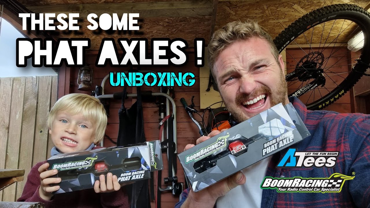 Boomracing AR44 Phat axles from Asiatees hobbys (Unboxing)