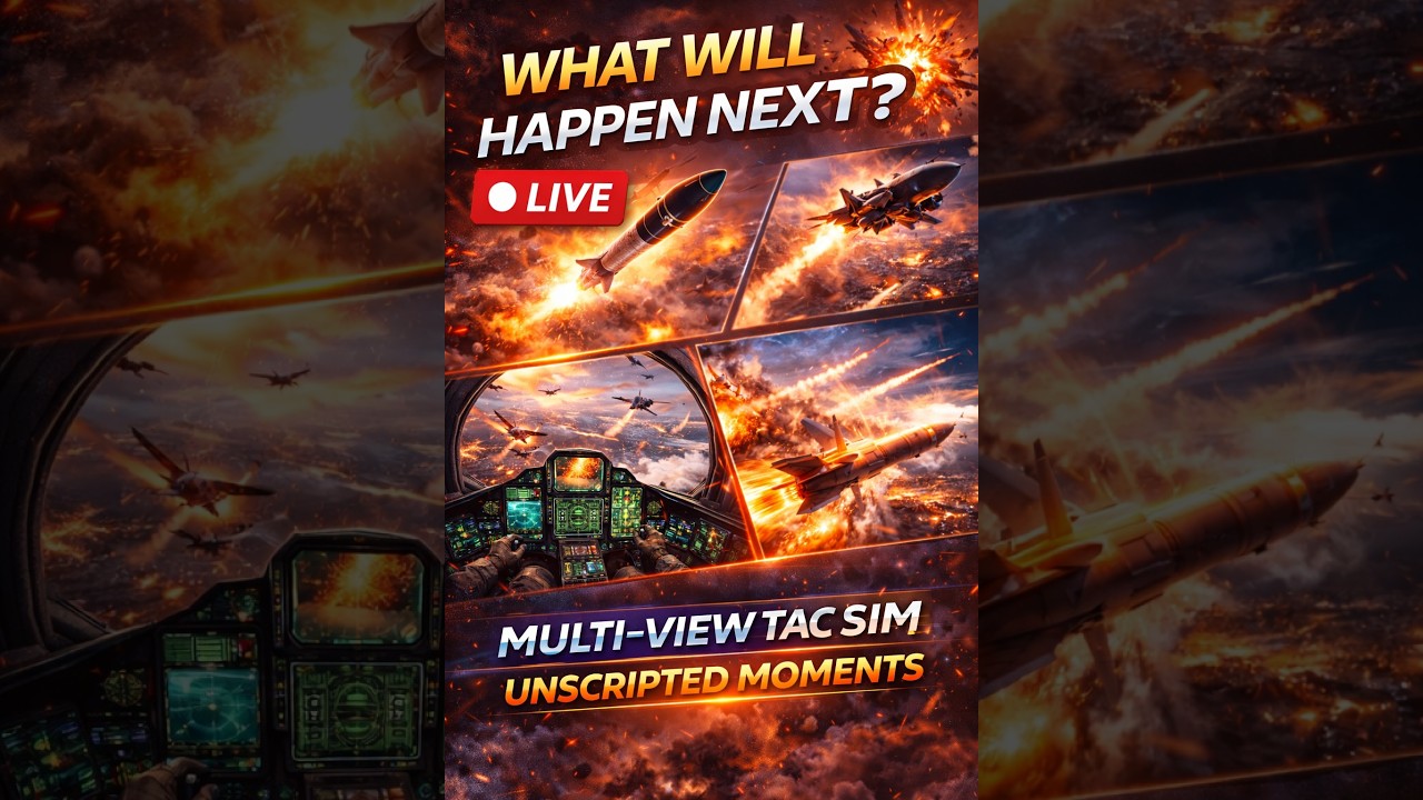 Watching The Sky Unfold ⚡ | Tac Sim LIVE With Multi-View Moments