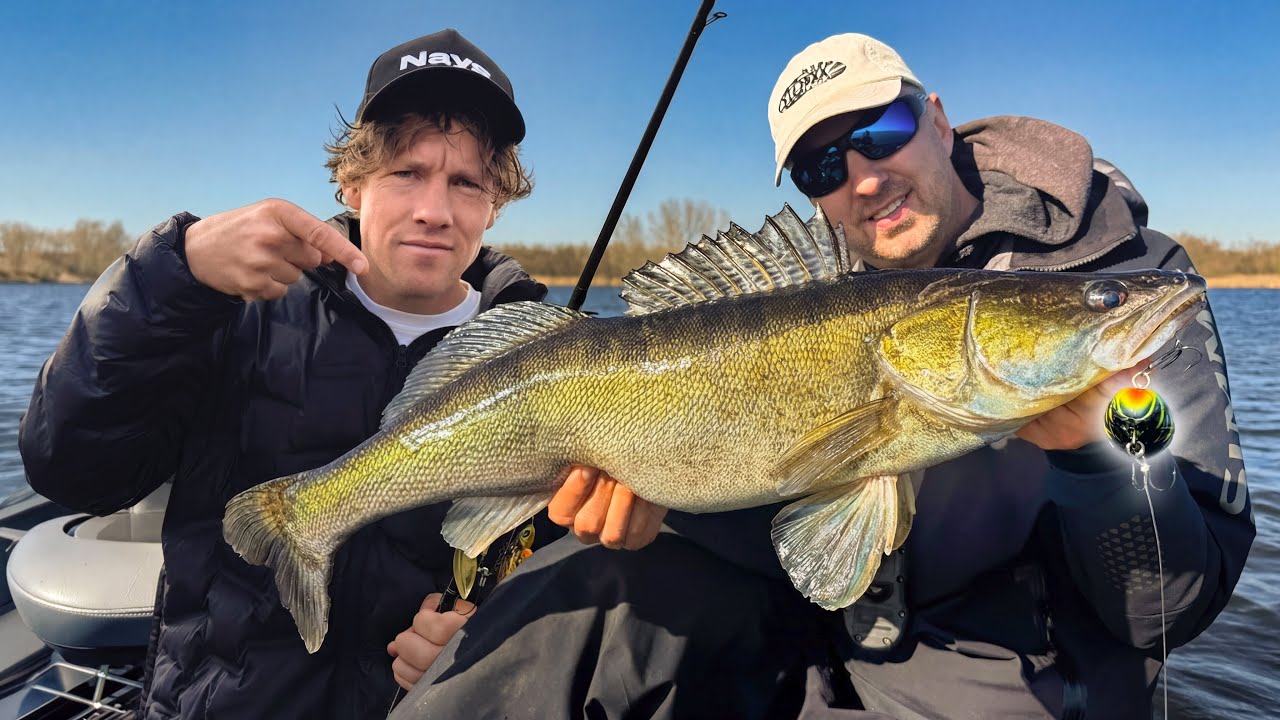 WE VANGEN GROTE SNOEKBAARZEN OP JERKBAITS?!😮