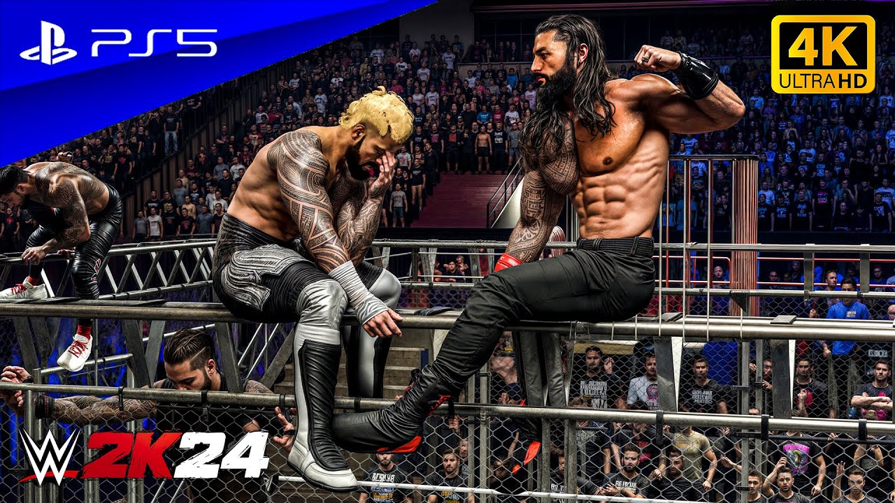 WWE 2K24 - The New Bloodline vs. The Old Bloodline | Amazing War Game Survivor Series | PS5™ [4K60]