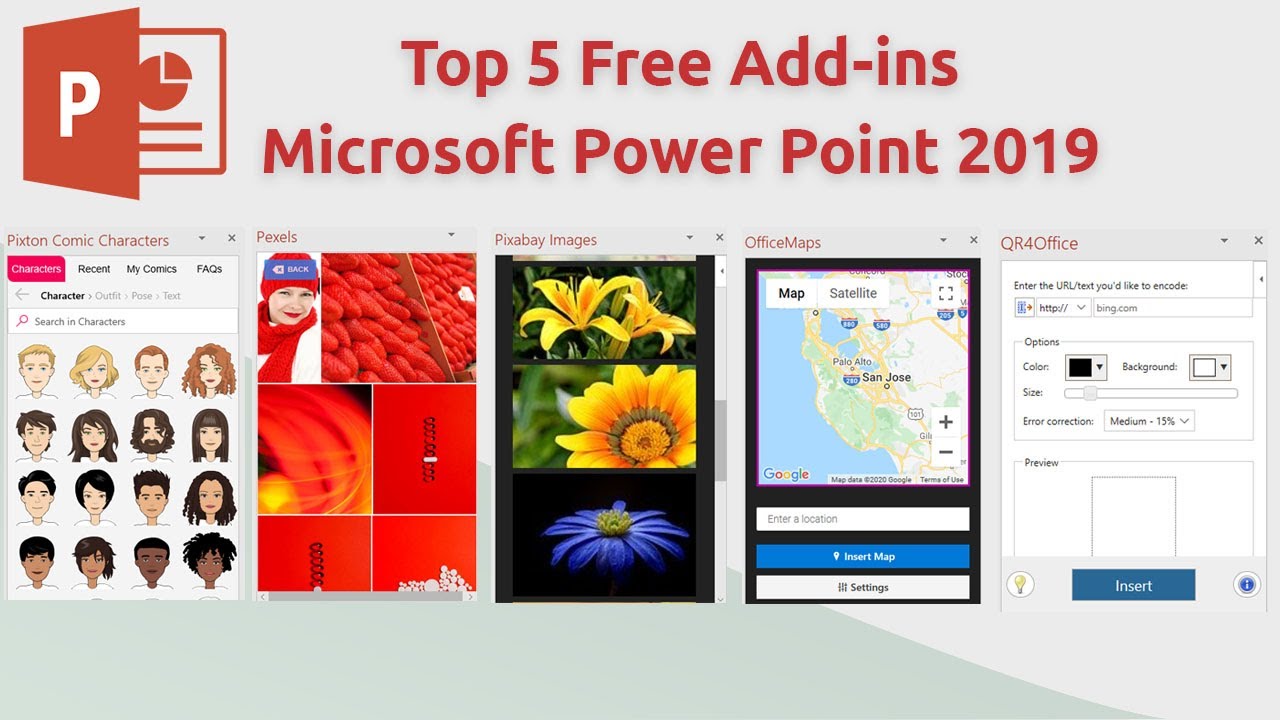 top 5 free Add ins for Microsoft PowerPoint 2019