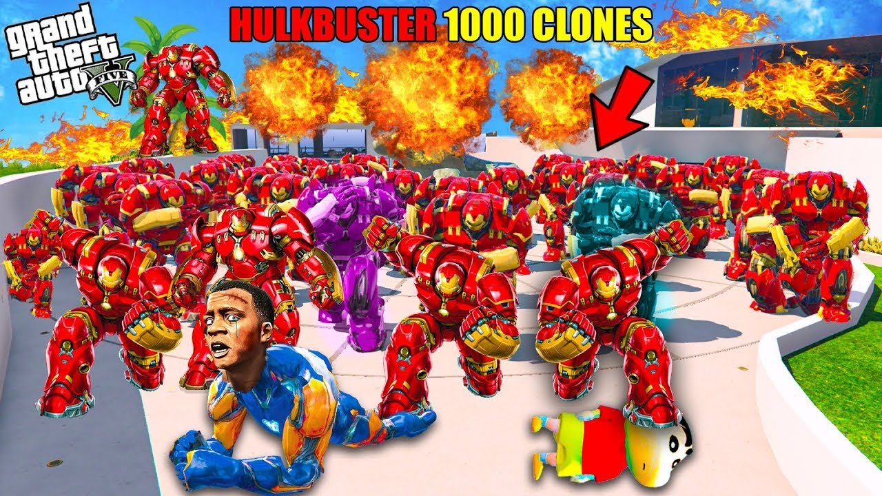 Franklin and Shinchan Find 1000 Iron Man Suits In Gta 5