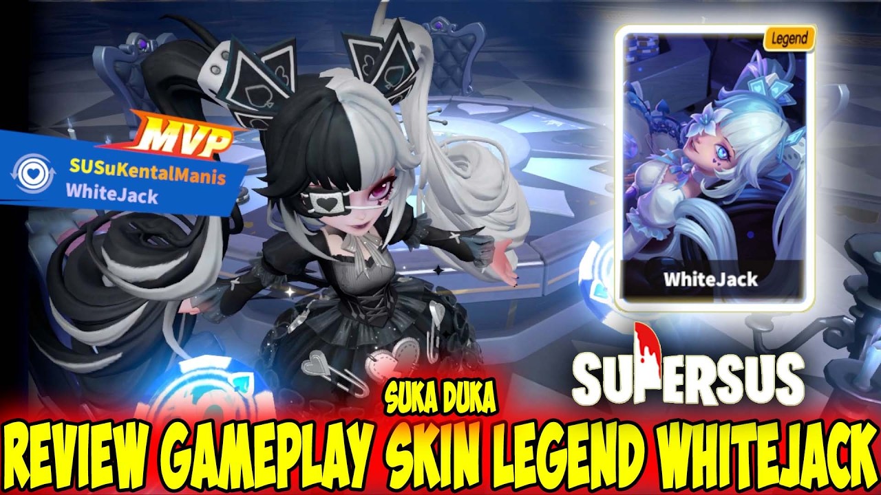 REVIEW GAMEPLAY SKIN LEGEND BARU WHITEJACK !! Super Sus Indonesia