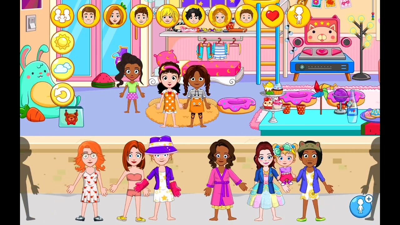 Cute hairstyle in avatar world #babybus #avatarworld #tocaboca #subscribe