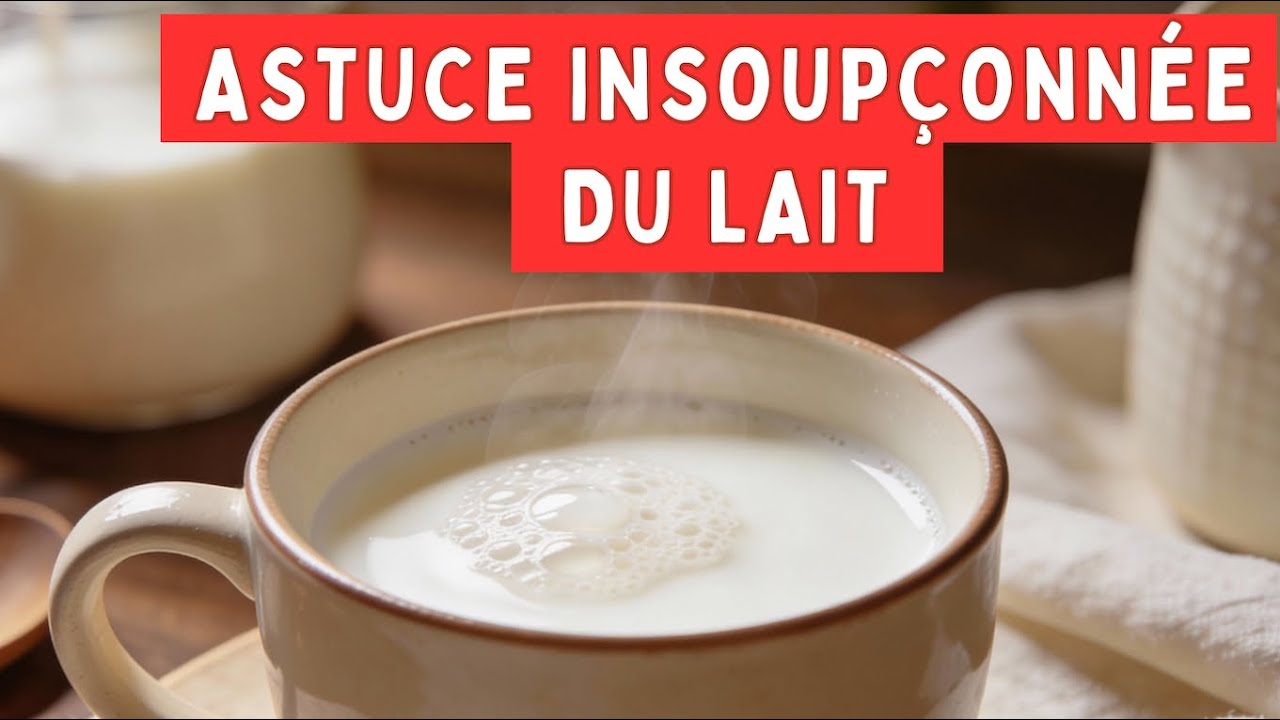 ASTUCE INSOUPÇONNÉE DU LAIT
