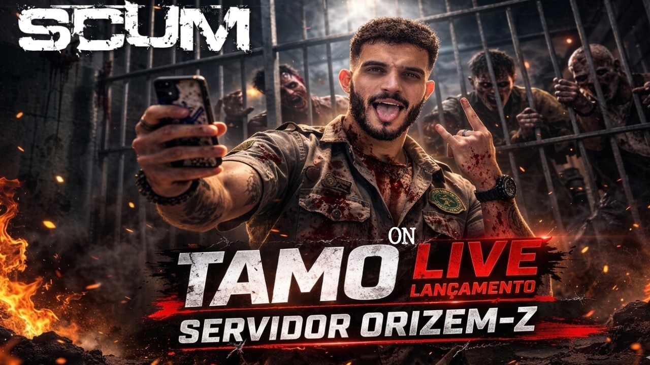 🔴 AO VIVO:  HYPE TOTAL! 🚀 Lançamento do Novo Servidor de SCUM com @origemz !