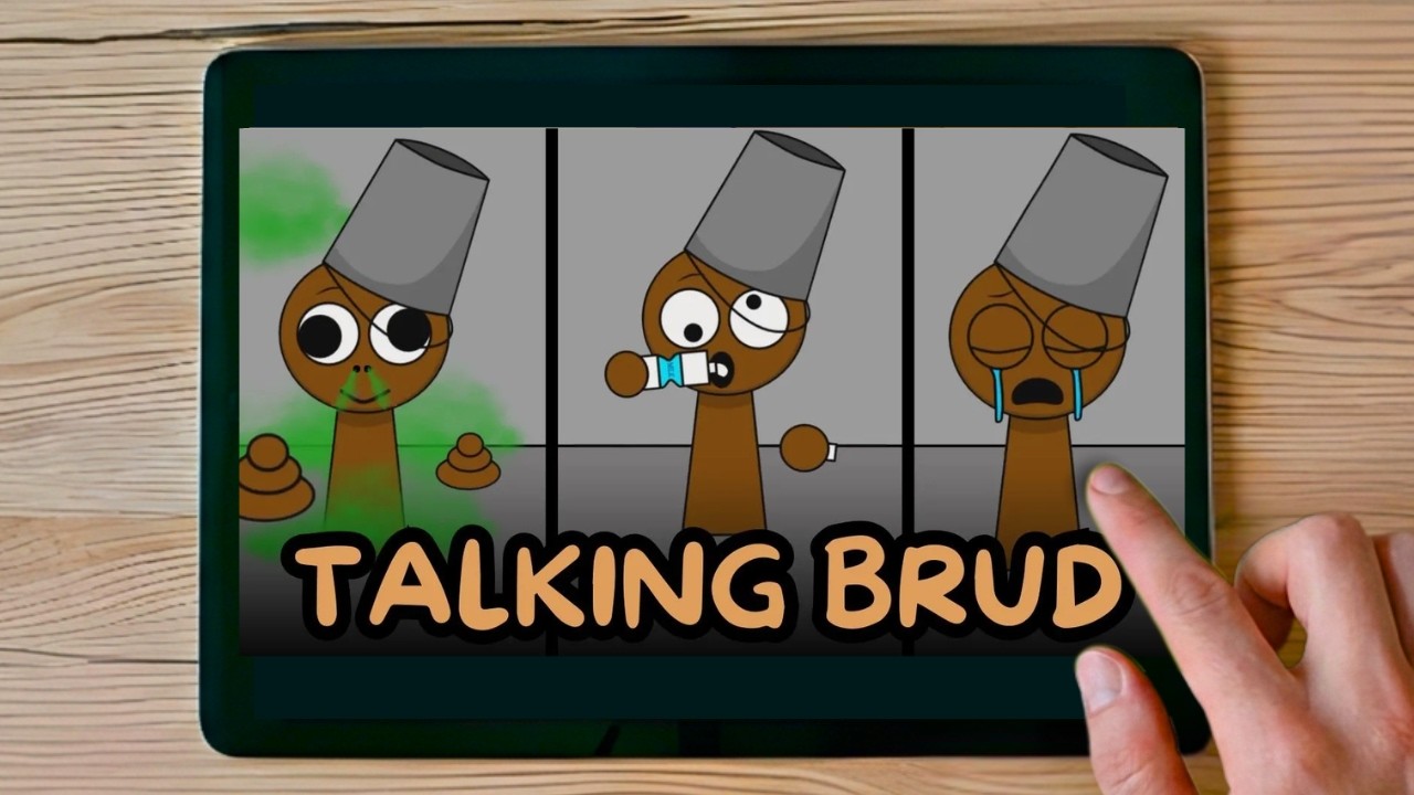 My Talking Tom Cat but with BRUD Sprunki - Talking BRUD