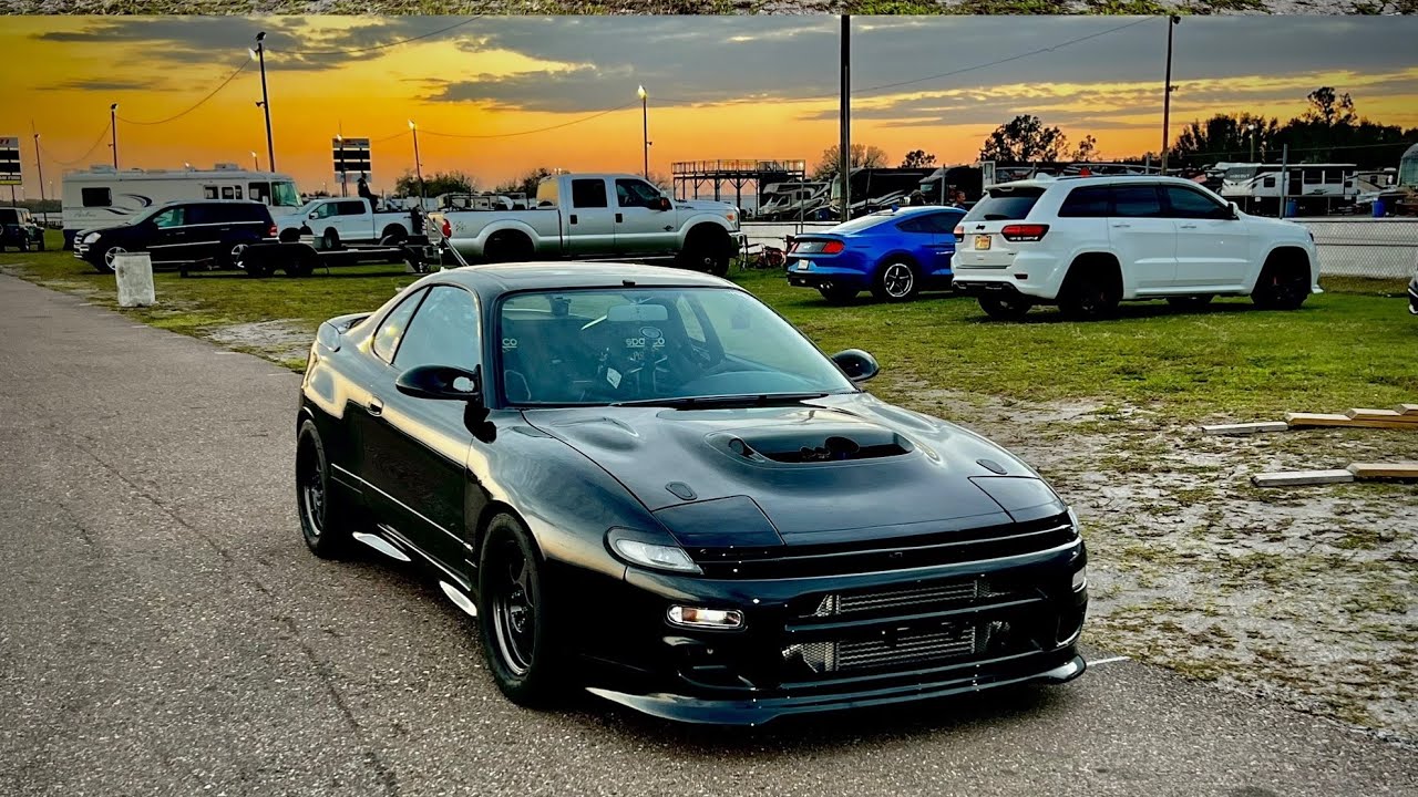 1/4mile Roll Racing The Cloak & Dagger Celica ST185 40-162mph 1000hp 10,000rpm
