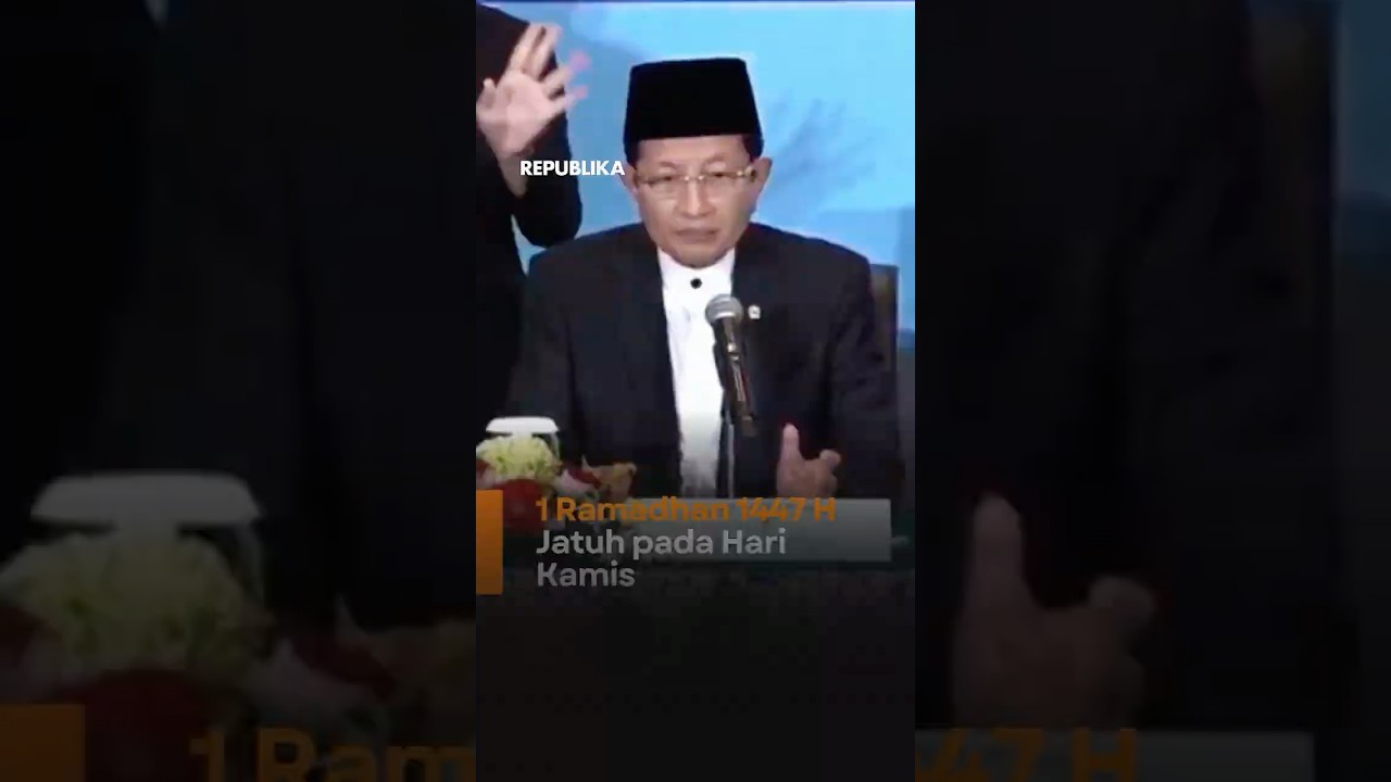 Pemerintah Tetapkan 1 Ramadhan 1447 H pada Hari Kamis