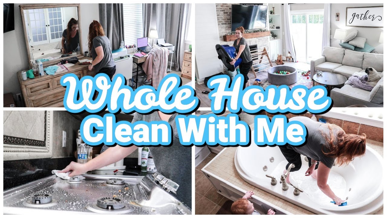 Extreme Whole House Clean Declutter Organize Cleaning Motivation Real Mom Life Clean With Me 2022