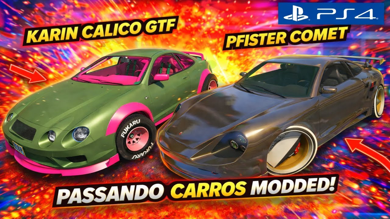 💥LIVE💥PASSANDO CALICO GTF e PFISTER COMET🔥VEÍCULOS FULL MODDED🔥PS4🔥GTA ONLINE