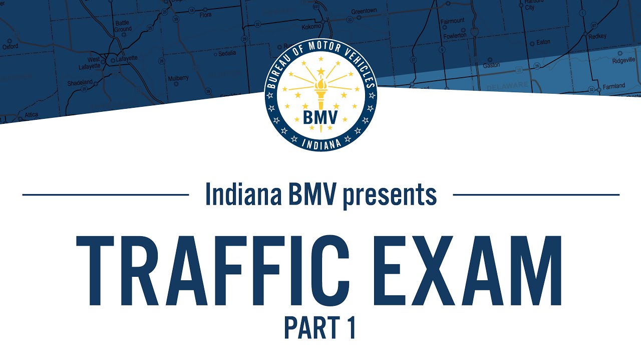 2024 Indiana BMV Knowledge Exam - Traffic part 1