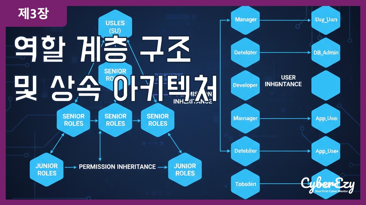 (사이버보안 강좌) 제3장. 역할 계층 구조 및 상속 아키텍처 - 역할 기반 접근제어(RBAC) 및 계층 구조 설계의 고급 원리