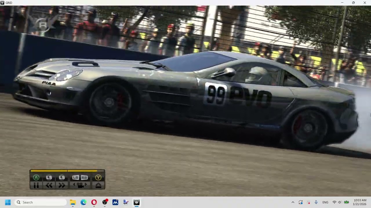 Race Driver GRID Best Replays 221 Long Beach SC MERCEDES SLR MCLAREN 722 #9 Garry Brite