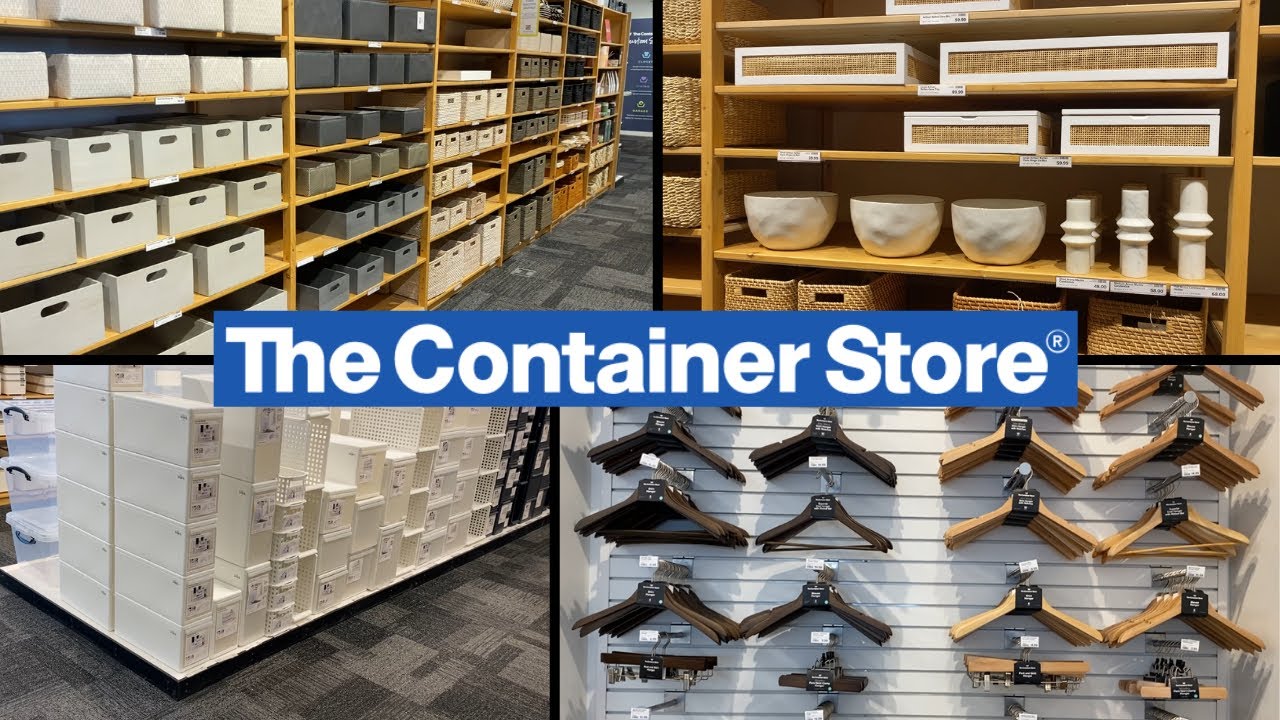 💙THE CONTAINER STORE SHOP WITH ME‼️SHOE DRAWER, BASKETS, BINS, BOOT RACK, HANGERS, PILLOWS & TOTES