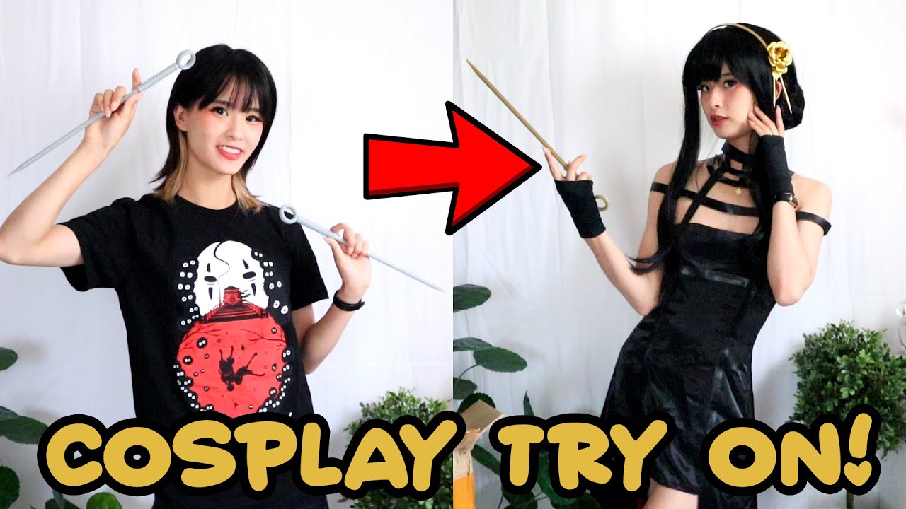 spy x family yor forger cosplay try on ft. rolecosplay ♡