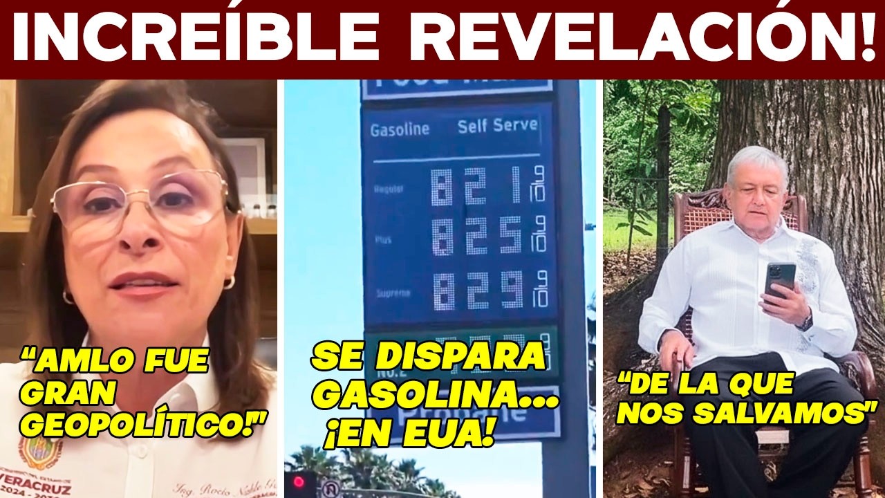 SIN 4T ¡GASOLINA EN 40! AMLO FUE GRAN GEOPOLÍTICO. TENEMOS BLINDAJE ENERGÉTICO: NAHLE