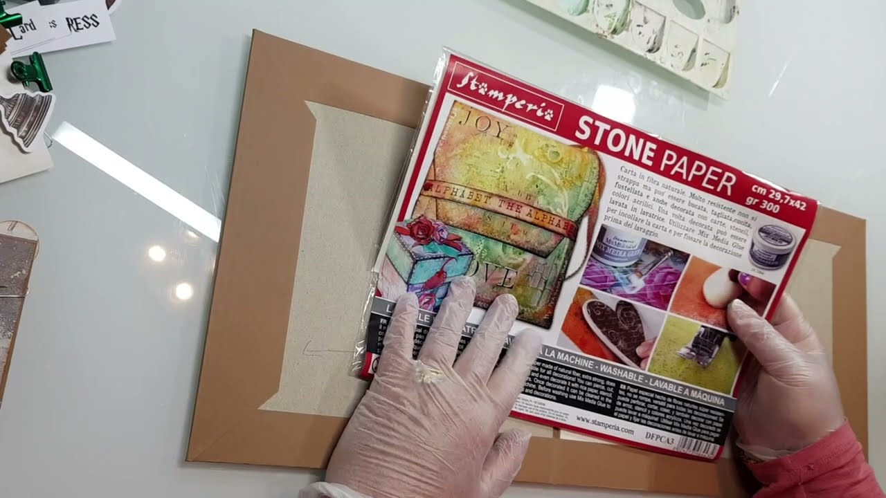 Album Harry Potter  Couverture et Tranche #stonepaper #album #scrapbooking #tutorial #diy