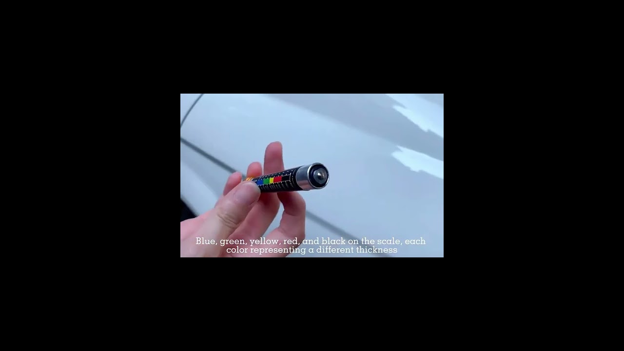 Accurate Car Paint Thickness Tester Pen - Portable & Scale Indicator For Crash Damage Inspection