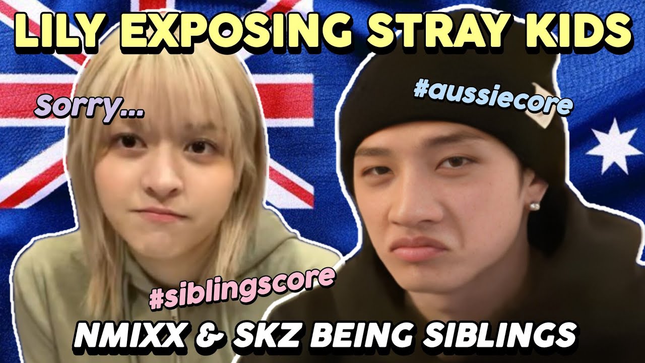 STRAY KIDS AND NMIXX BEING SIBLINGS