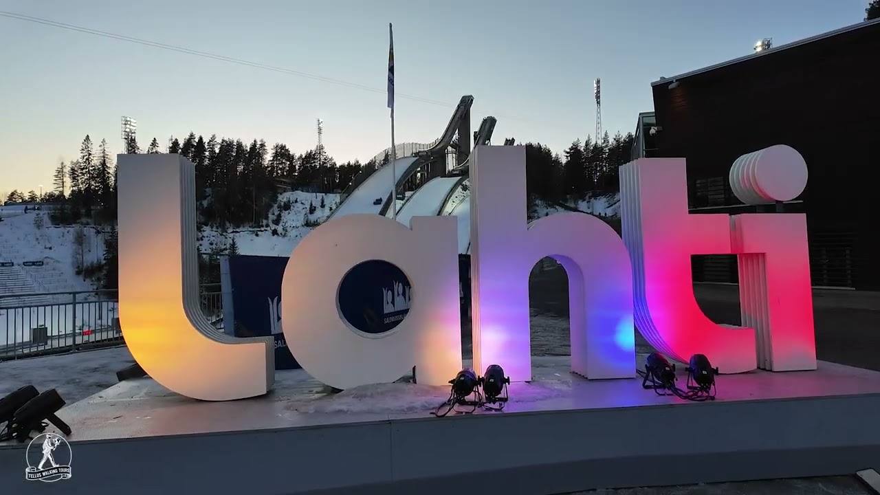 ⛷️LAHTI SKI GAMES 2026! Welcome to a snowy walking tour through the heart of the Lahti Ski Games! ❄️