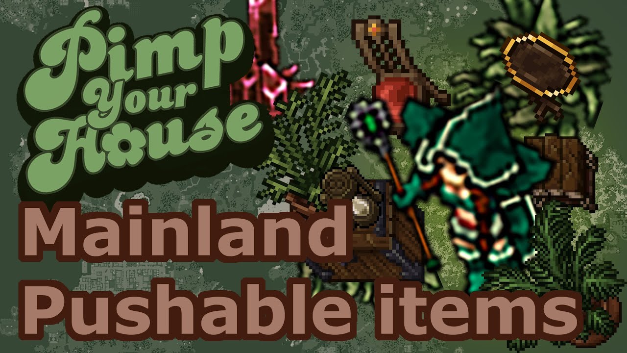 [Tibia] Pimp your h🌸use 🏠 - Przesuwalne itemki na Mainlandzie 🌳🧰